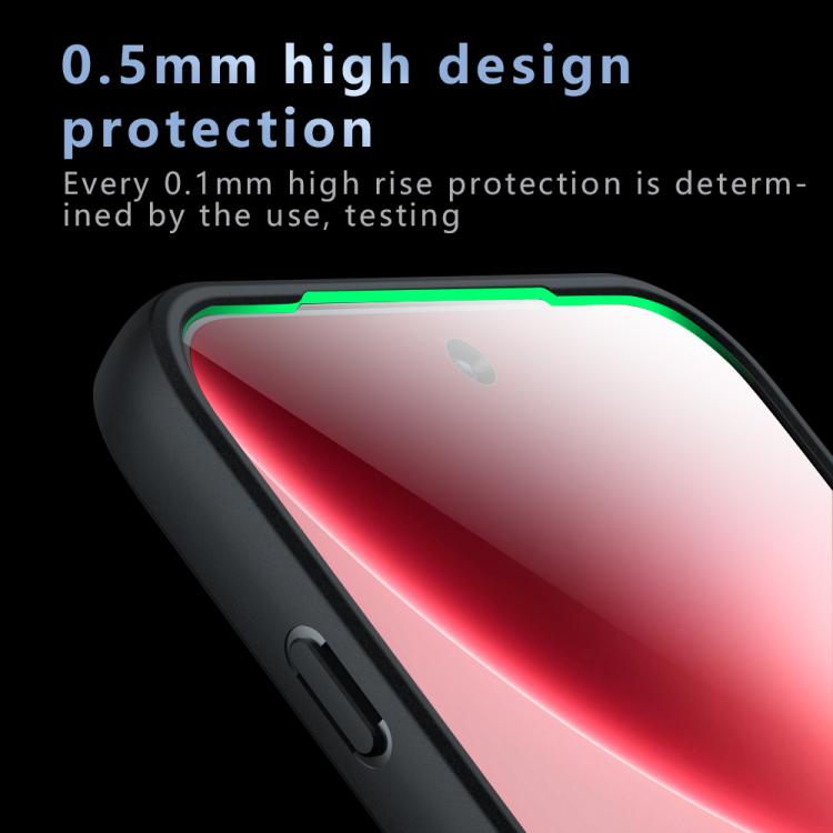 For OPPO Find X9 Armor Precise Hole PC Hybrid TPU Phone Case - Transparent