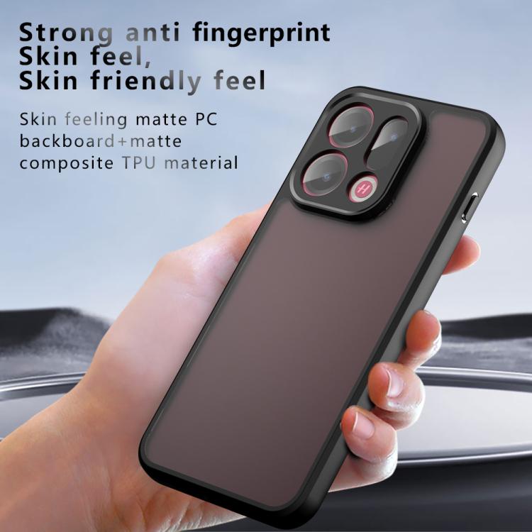 For OPPO Find X9 Armor Precise Hole PC Hybrid TPU Phone Case - Transparent