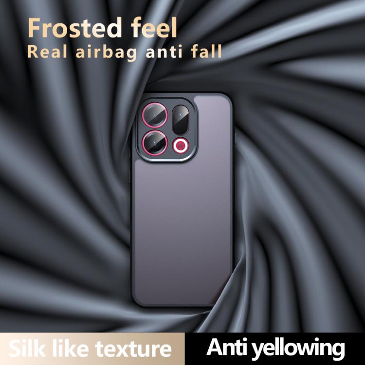 For OPPO Find X9 Armor Precise Hole PC Hybrid TPU Phone Case - Transparent