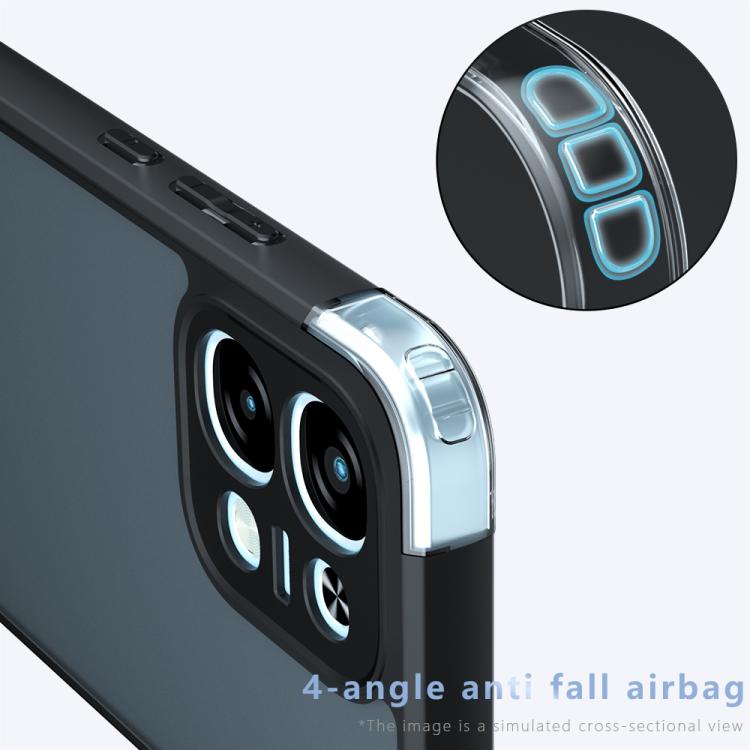 For OPPO F31 5G / A6 Pro Global Armor Precise Hole PC Hybrid TPU Phone Case - Transparent