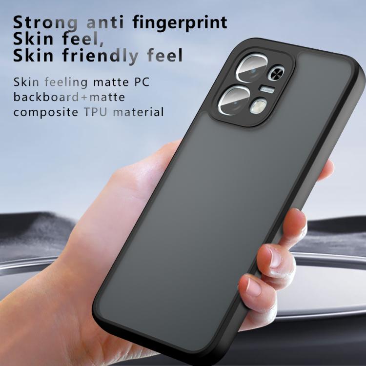 For OPPO F31 5G / A6 Pro Global Armor Precise Hole PC Hybrid TPU Phone Case - Transparent