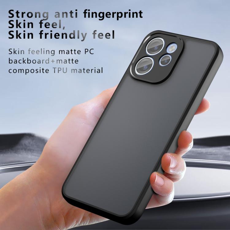 For OPPO Reno15 F 5G Armor Precise Hole PC Hybrid TPU Phone Case - Transparent