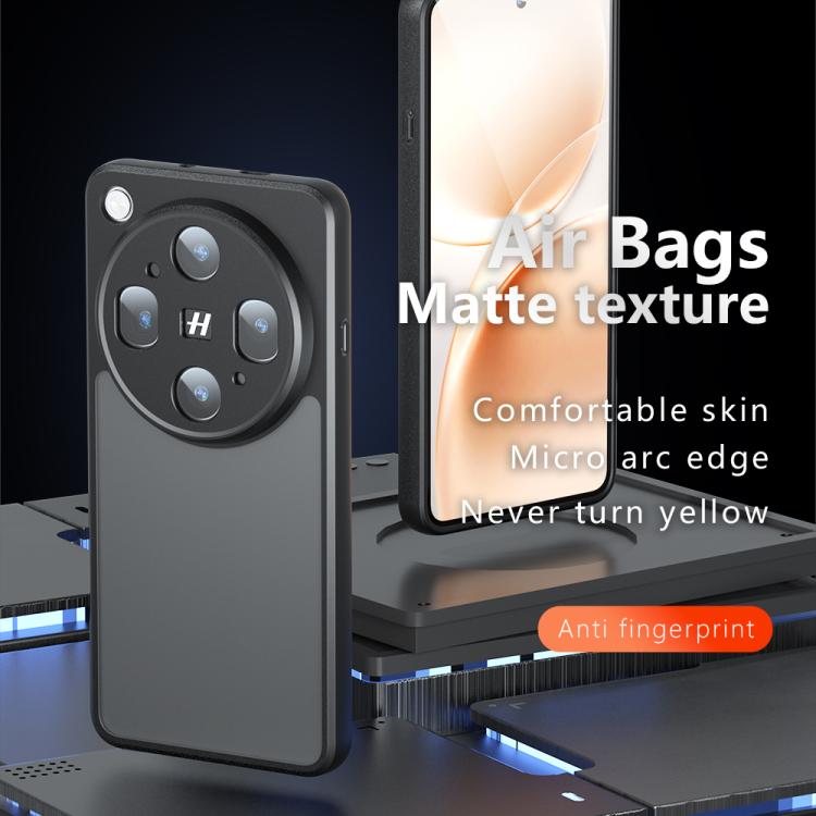 For OPPO Find X9 Ultra Armor Precise Hole PC Hybrid TPU Phone Case - Transparent