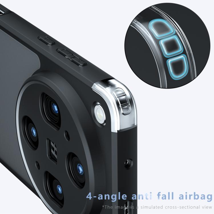 For OPPO Find X9 Ultra Armor Precise Hole PC Hybrid TPU Phone Case - Transparent