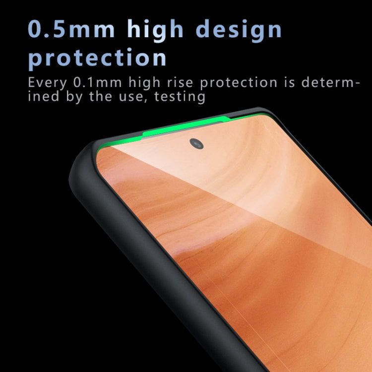 For Realme GT5 Pro Armor Precise Hole PC Hybrid TPU Phone Case - Frosted Black