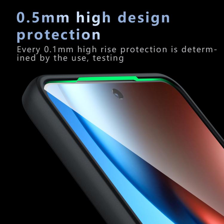 For Realme GT7 Armor Precise Hole PC Hybrid TPU Phone Case - Frosted Black