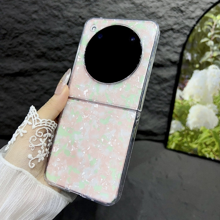 For ZTE nubia Flip Pearlescent Shell Texture Phone Case