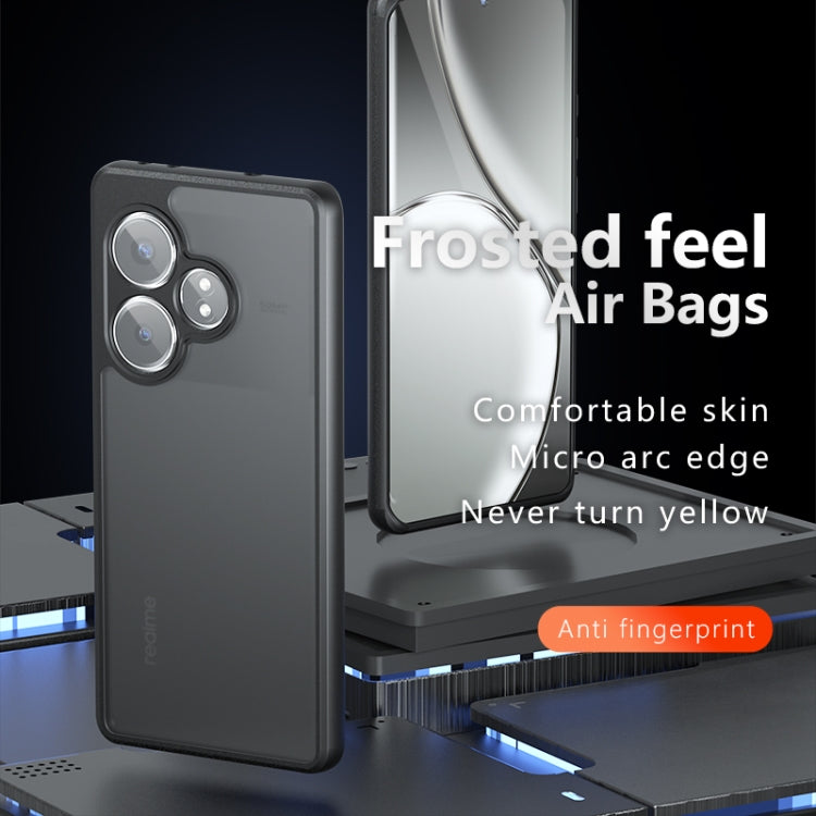 For Realme GT Neo6 SE / Neo6 Armor Precise Hole PC Hybrid TPU Phone Case - Transparent