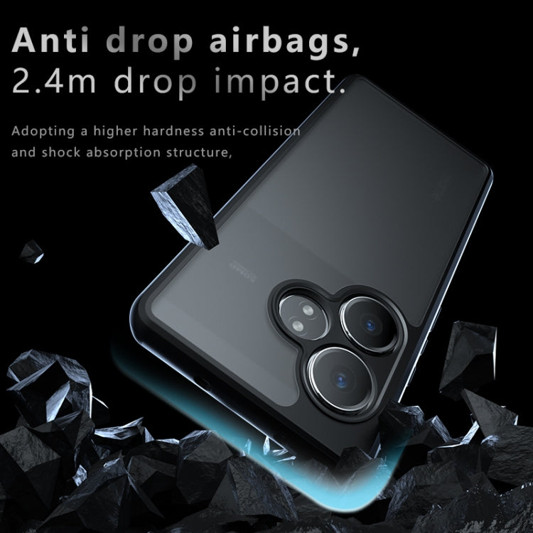 For Realme GT Neo6 SE / Neo6 Armor Precise Hole PC Hybrid TPU Phone Case - Transparent