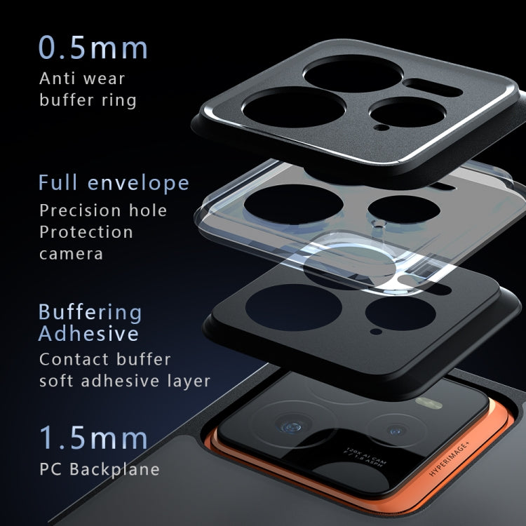 For Realme GT 7 Pro Armor Precise Hole PC Hybrid TPU Phone Case - Transparent