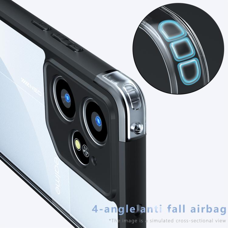For Realme Neo7 Armor Precise Hole PC Hybrid TPU Phone Case - Transparent
