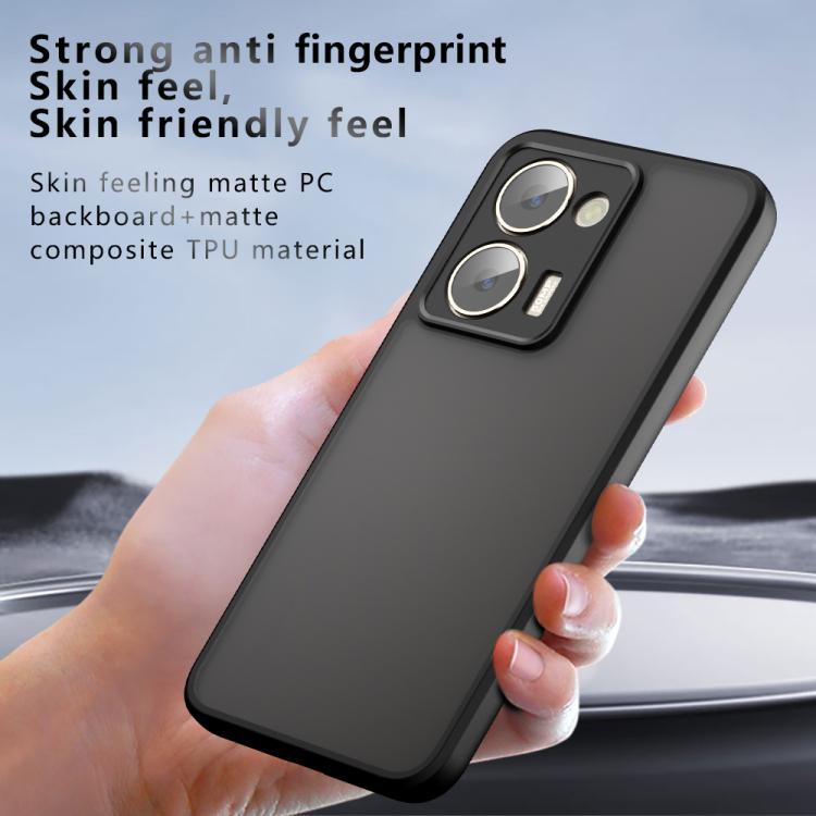 For Realme P3 Ultra Armor Precise Hole PC Hybrid TPU Phone Case - Transparent
