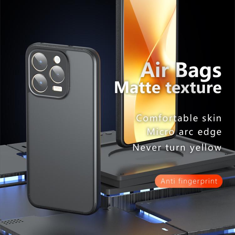 For Realme 15T 5G Armor Precise Hole PC Hybrid TPU Phone Case - Transparent