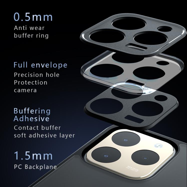 For Realme 15T 5G Armor Precise Hole PC Hybrid TPU Phone Case - Transparent