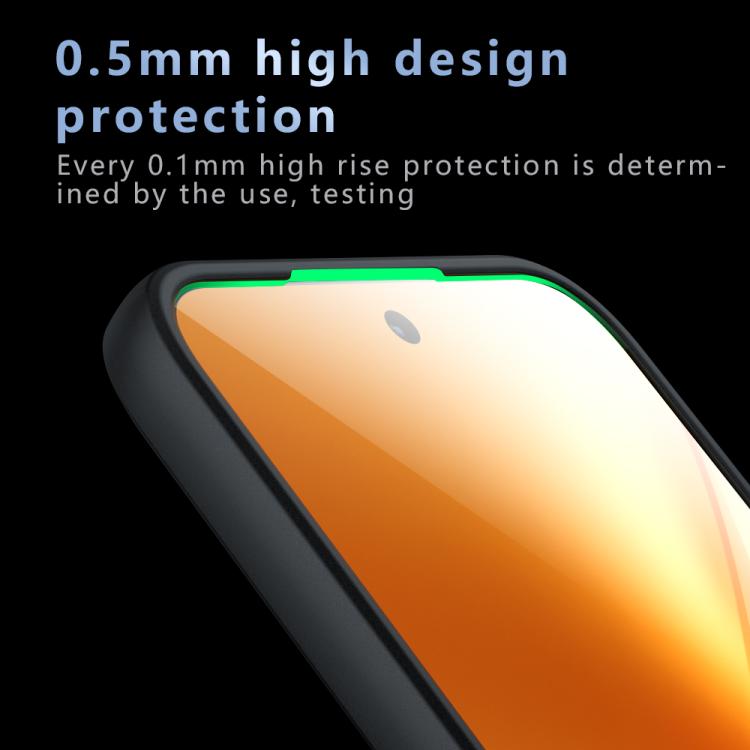For Realme 15T 5G Armor Precise Hole PC Hybrid TPU Phone Case - Transparent