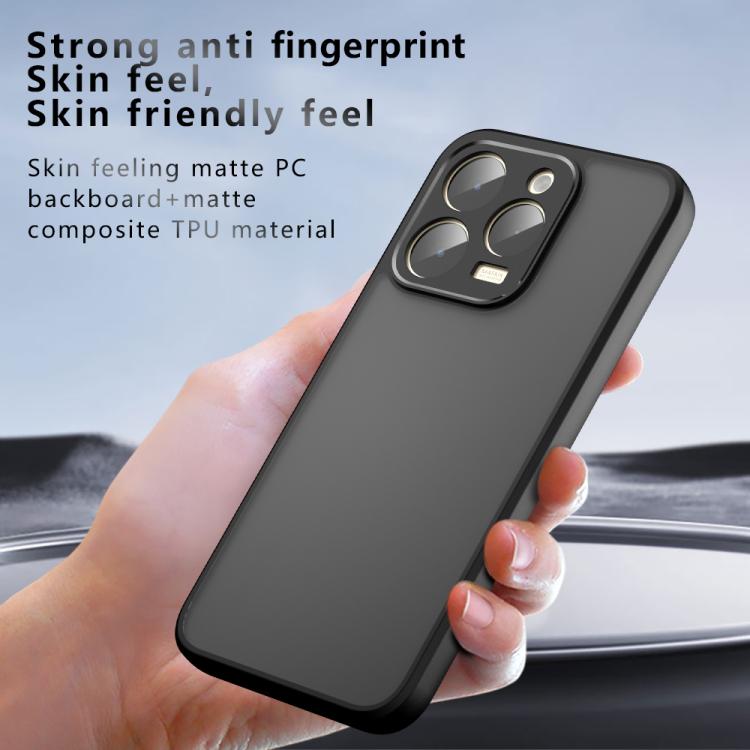 For Realme 15T 5G Armor Precise Hole PC Hybrid TPU Phone Case - Transparent