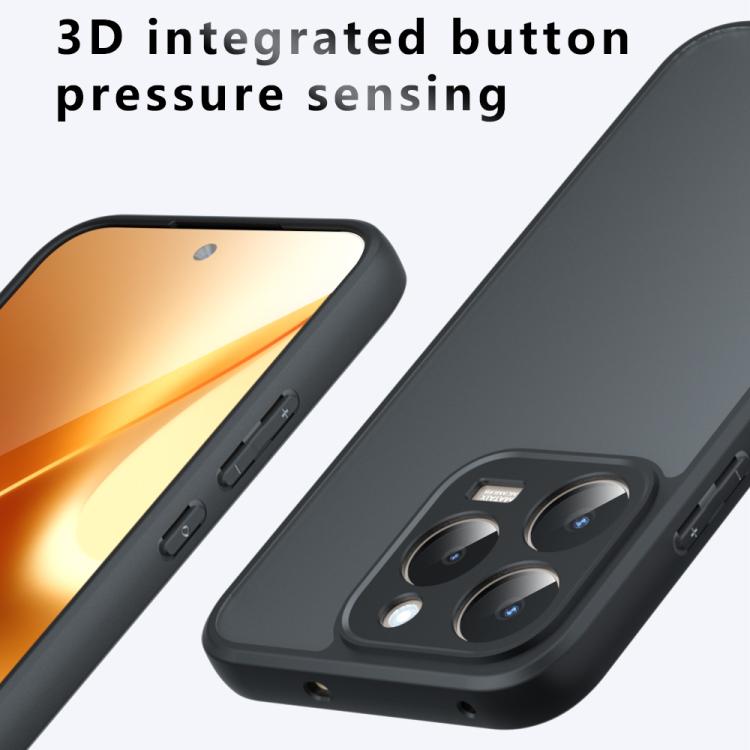 For Realme 15T 5G Armor Precise Hole PC Hybrid TPU Phone Case - Transparent