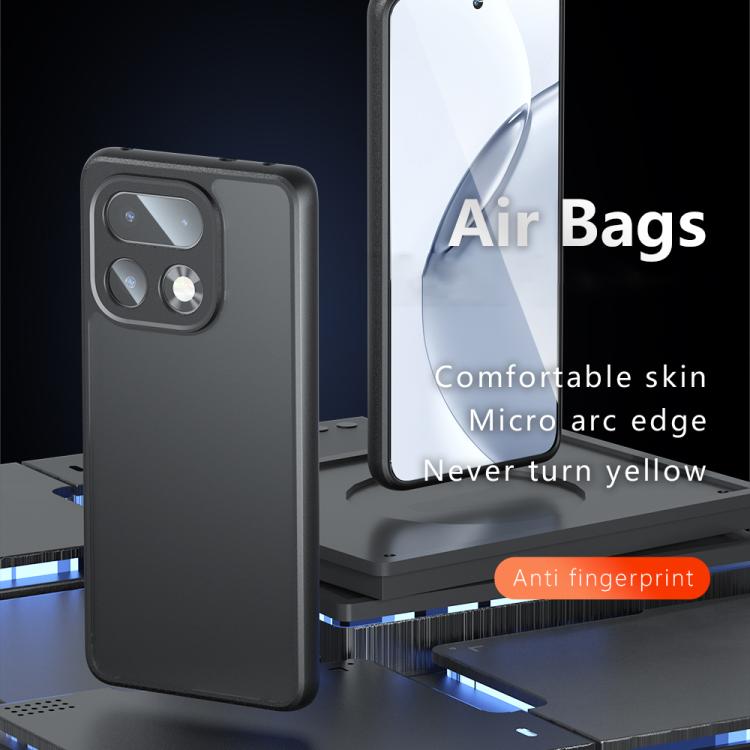 For Realme 16 Pro+ 5G Armor Precise Hole PC Hybrid TPU Phone Case - Transparent