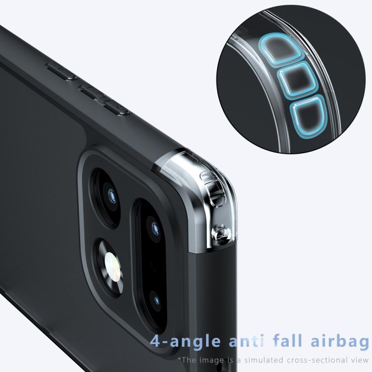 For Realme 16 Pro+ 5G Armor Precise Hole PC Hybrid TPU Phone Case - Transparent