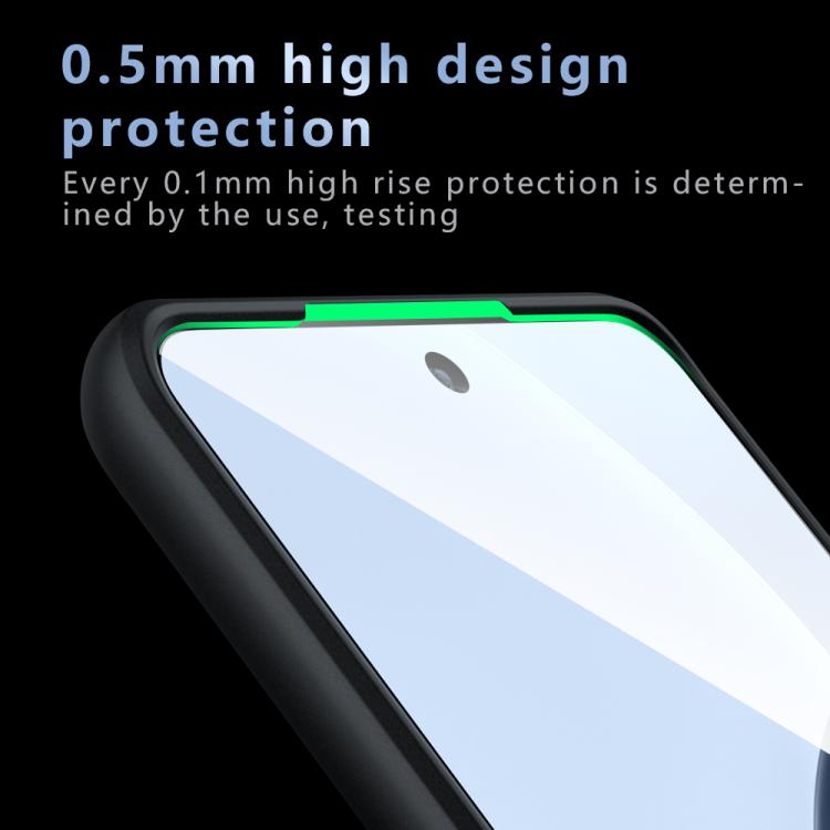 For Realme 16 Pro+ 5G Armor Precise Hole PC Hybrid TPU Phone Case - Transparent