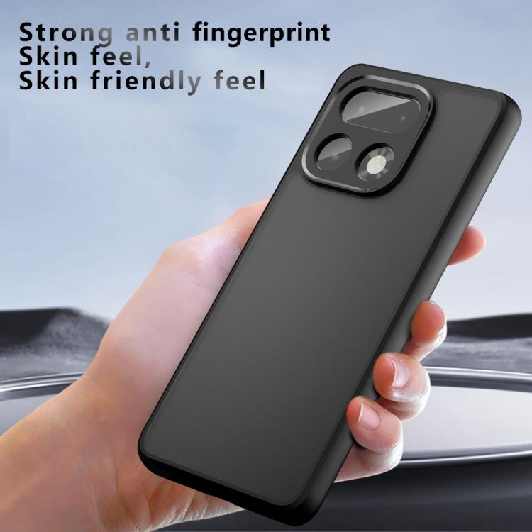 For Realme 16 Pro+ 5G Armor Precise Hole PC Hybrid TPU Phone Case - Transparent