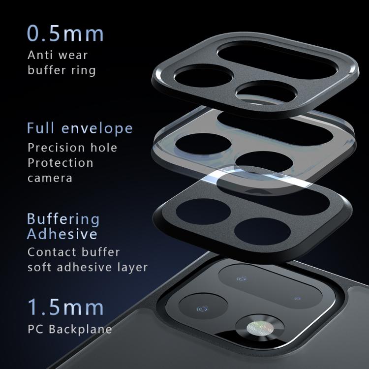For Realme 16 Pro+ 5G Armor Precise Hole PC Hybrid TPU Phone Case - Transparent