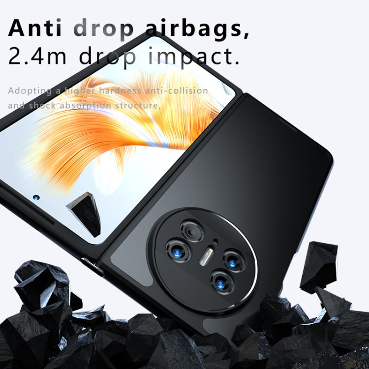 For Huawei Mate X5 / X3 Armor Precise Hole PC Hybrid TPU Phone Case - Frosted Black