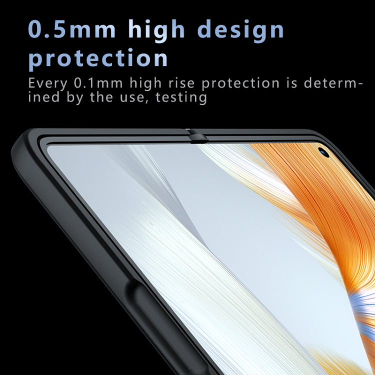 For Huawei Mate X5 / X3 Armor Precise Hole PC Hybrid TPU Phone Case - Frosted Black