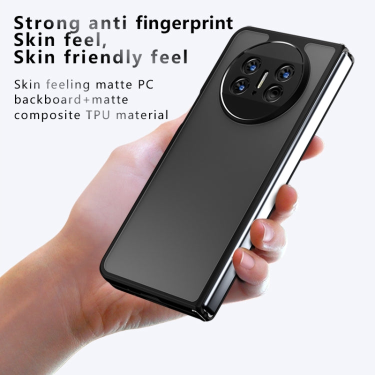 For Huawei Mate X5 / X3 Armor Precise Hole PC Hybrid TPU Phone Case - Frosted Black