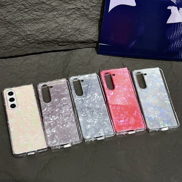 For Samsung Galaxy Z Fold4 Pearlescent Shell Texture Phone Case