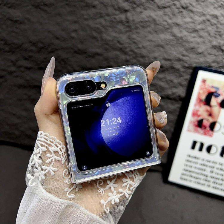 For Samsung Galaxy Z Flip5 Pearlescent Shell Texture Phone Case