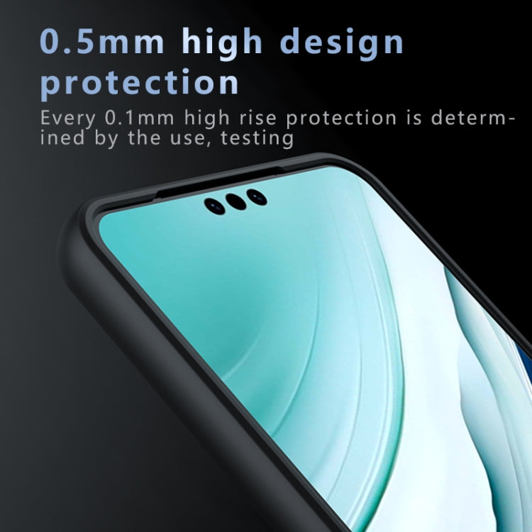 For Huawei Mate 60 Pro Armor Precise Hole PC Hybrid TPU Phone Case - Frosted Black