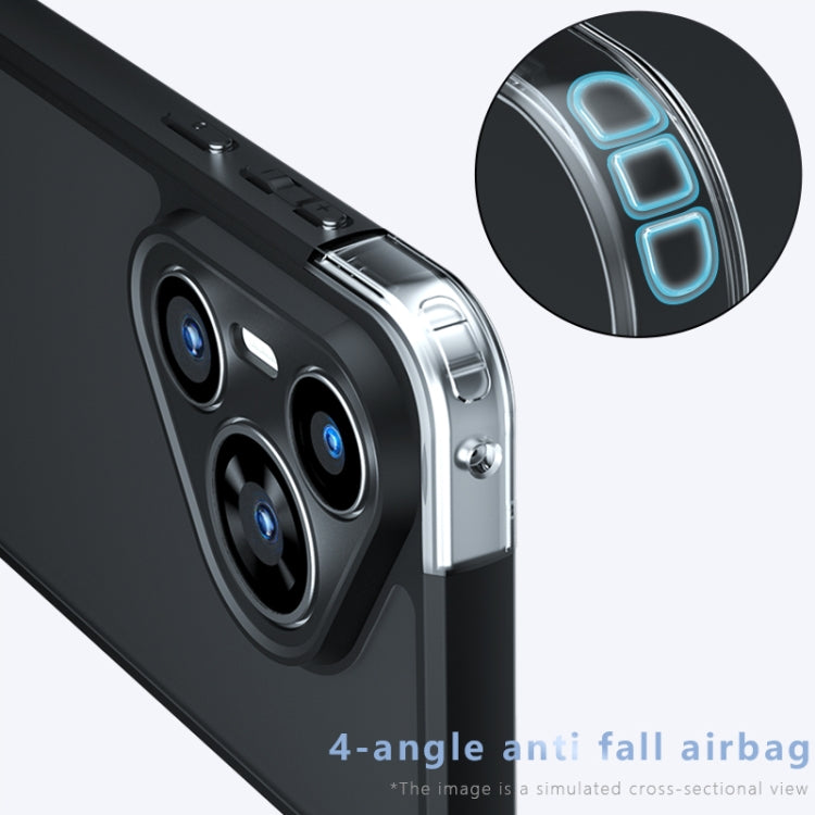 For Huawei Pura 70 Pro / 70 Pro+ Armor Precise Hole PC Hybrid TPU Phone Case - Frosted Black