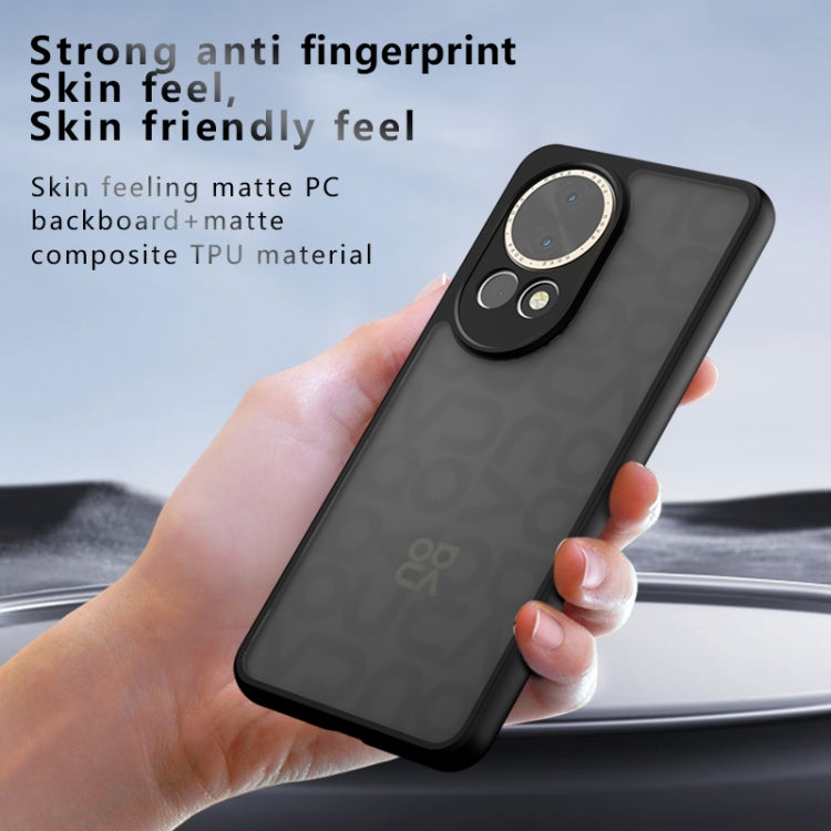 For Huawei nova 13 Armor Precise Hole PC Hybrid TPU Phone Case - Frosted Black