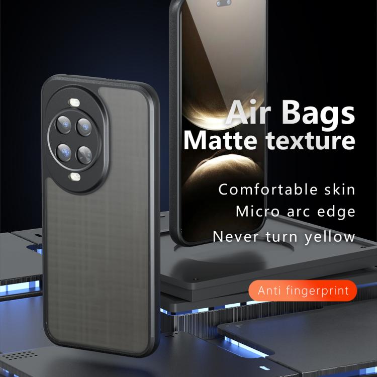 For Huawei nova 14 Ultra Armor Precise Hole PC Hybrid TPU Phone Case - Frosted Black