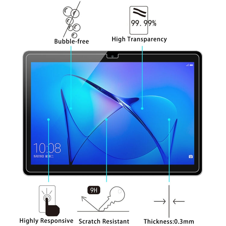 For Huawei Enjoy Tablet 2 / TCL Tab 10 / Tab 10s / Tab 10s 5G 25 PCS 9H HD Explosion-proof Tempered Glass Film