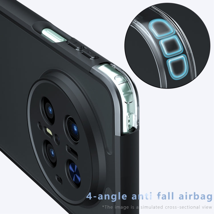 For Huawei Mate 70 Pro / 70 Pro+ Armor Precise Hole PC Hybrid TPU Phone Case - Transparent