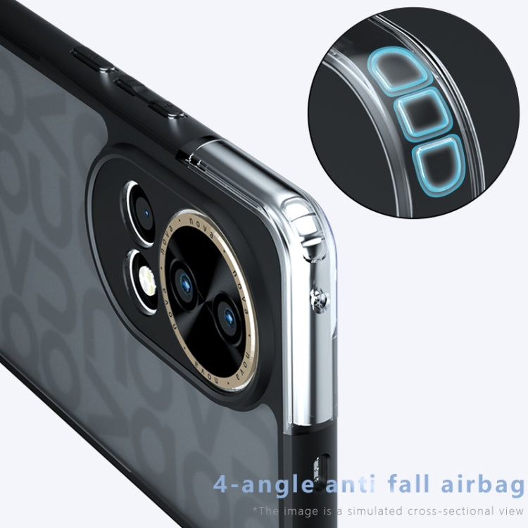 For Huawei nova 13 Armor Precise Hole PC Hybrid TPU Phone Case - Transparent