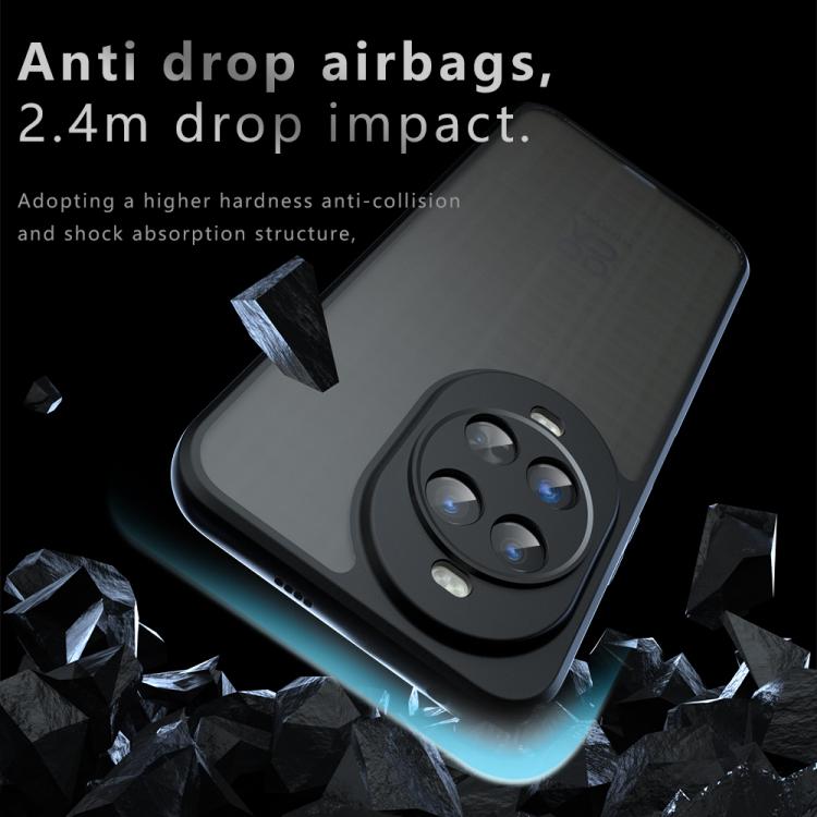 For Huawei nova 14 Ultra Armor Precise Hole PC Hybrid TPU Phone Case - Transparent