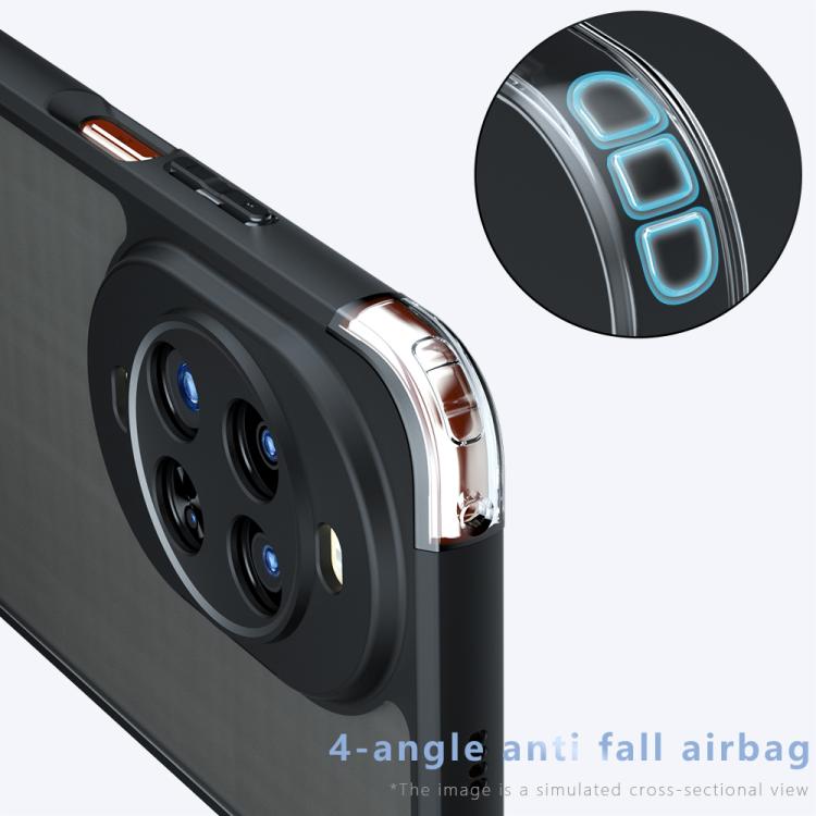 For Huawei nova 14 Ultra Armor Precise Hole PC Hybrid TPU Phone Case - Transparent