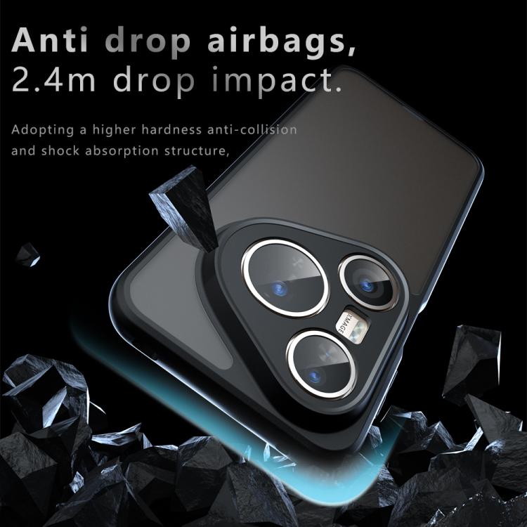For Huawei Pura 80 Pro 5G Armor Precise Hole PC Hybrid TPU Phone Case - Transparent