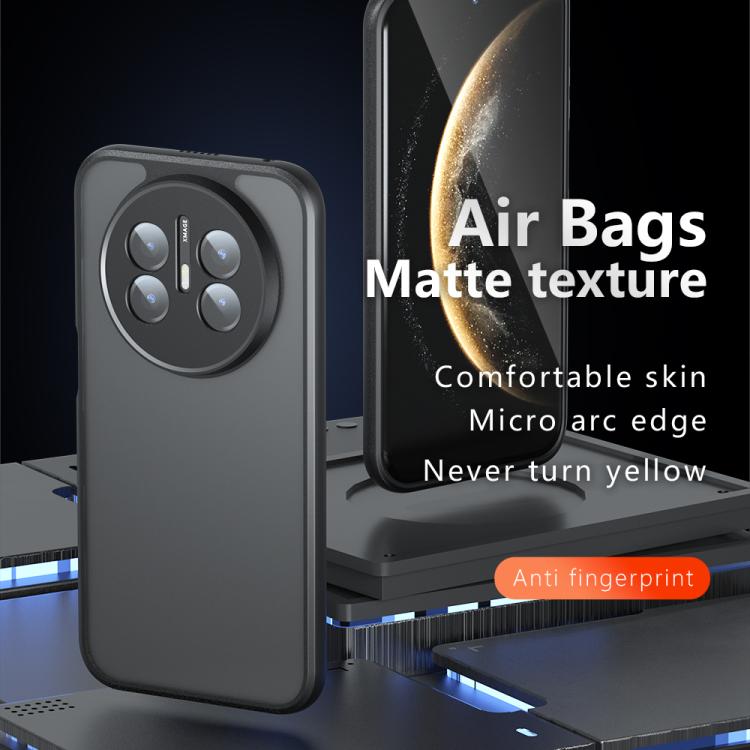 For Huawei Mate 70 Air Armor Precise Hole PC Hybrid TPU Phone Case - Transparent