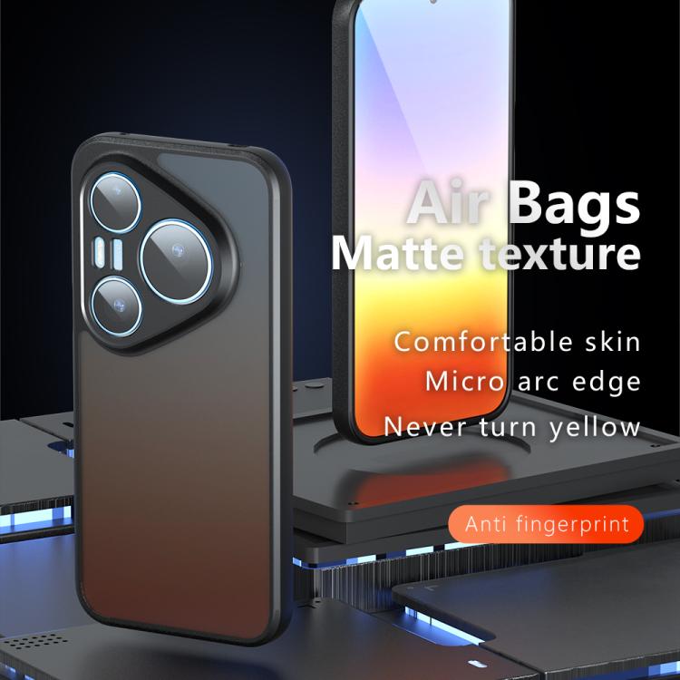 For Huawei Pura 90 Pro Armor Precise Hole PC Hybrid TPU Phone Case - Transparent