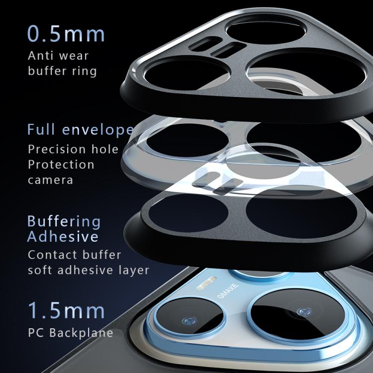 For Huawei Pura 90 Pro Armor Precise Hole PC Hybrid TPU Phone Case - Transparent