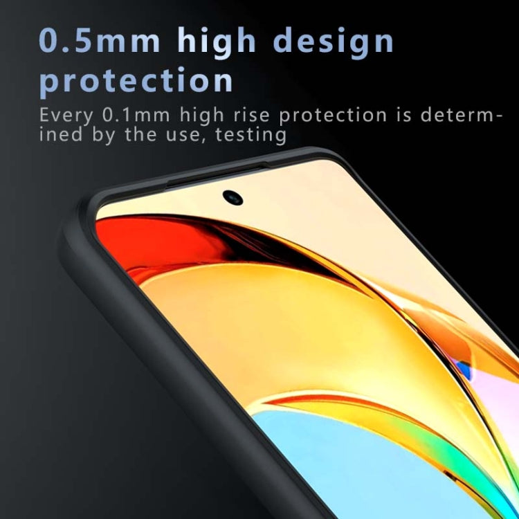 For Honor X50 Armor Precise Hole PC Hybrid TPU Phone Case - Frosted Black