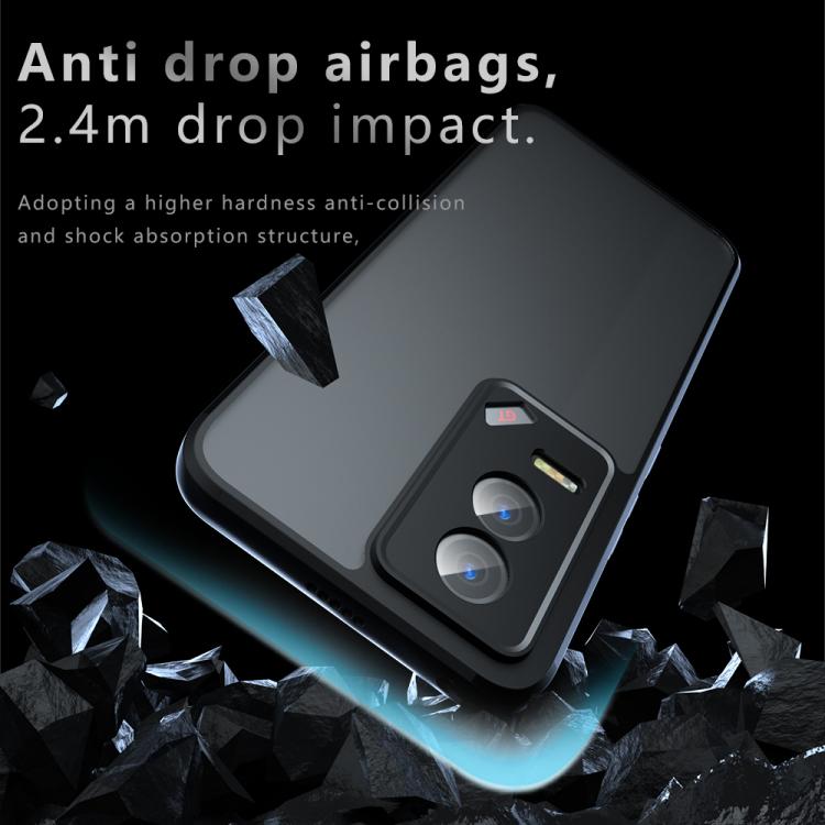 For Honor GT Armor Precise Hole PC Hybrid TPU Phone Case - Frosted Black