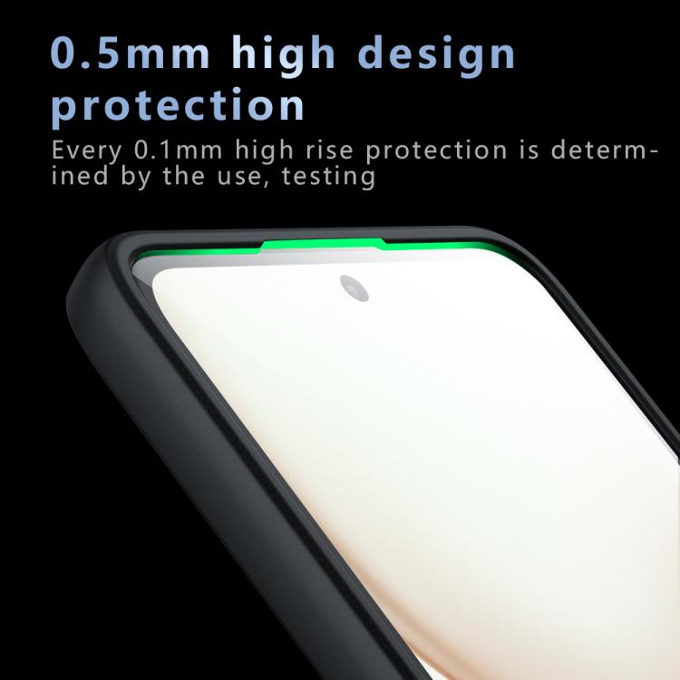 For Honor Power Armor Precise Hole PC Hybrid TPU Phone Case - Frosted Black