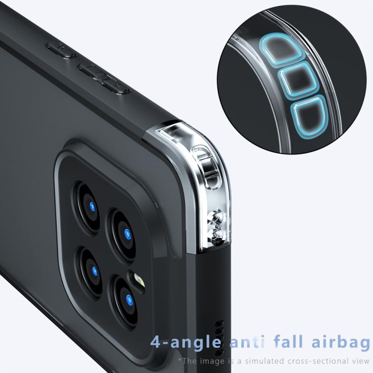 For Honor GT Pro Armor Precise Hole PC Hybrid TPU Phone Case - Frosted Black