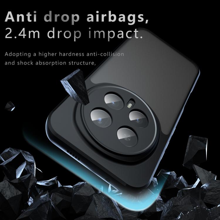 For Honor Magic8 Pro Armor Precise Hole PC Hybrid TPU Phone Case - Frosted Black