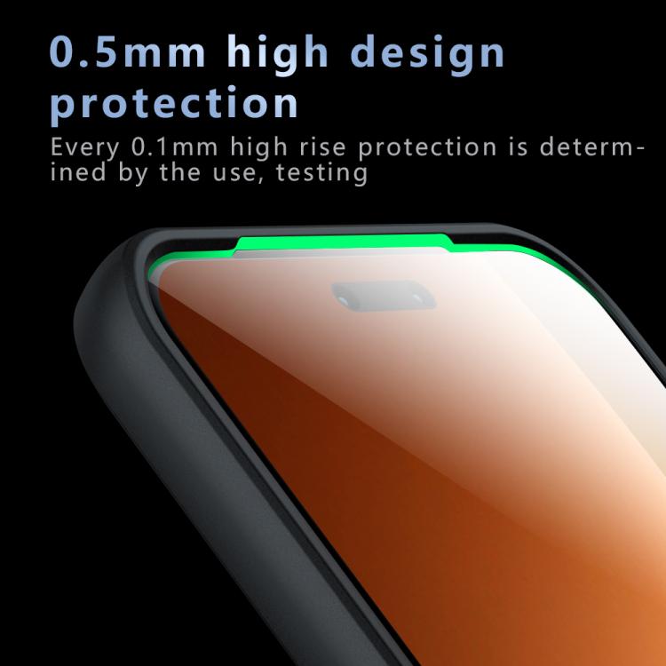 For Honor Magic8 Pro Armor Precise Hole PC Hybrid TPU Phone Case - Frosted Black